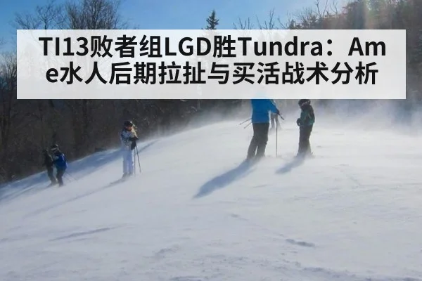 TI13败者组LGD胜Tundra：Ame水人后期拉扯与买活战术分析